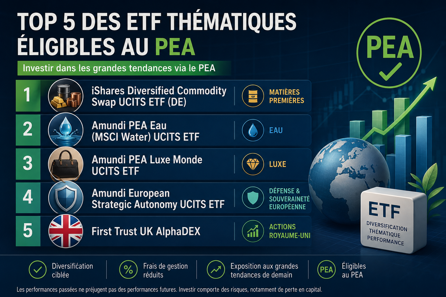 Le classement des ETF incontournables en 2026
